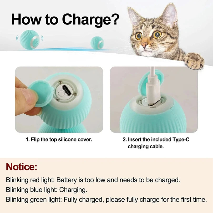 Pet Gravity Cat Smart Interactive Car Toy Dropshipping Automatic Moving Remote Mouse Indoor Kitty Ball Toys Controlled