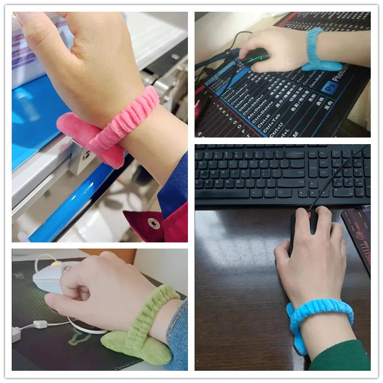 Mini Office Worker Multi-purpose Wrist Pad Mouse Wrist Guards Mouse Wrist Soft and Freely Moveable Wrist Hand Protect Pillow