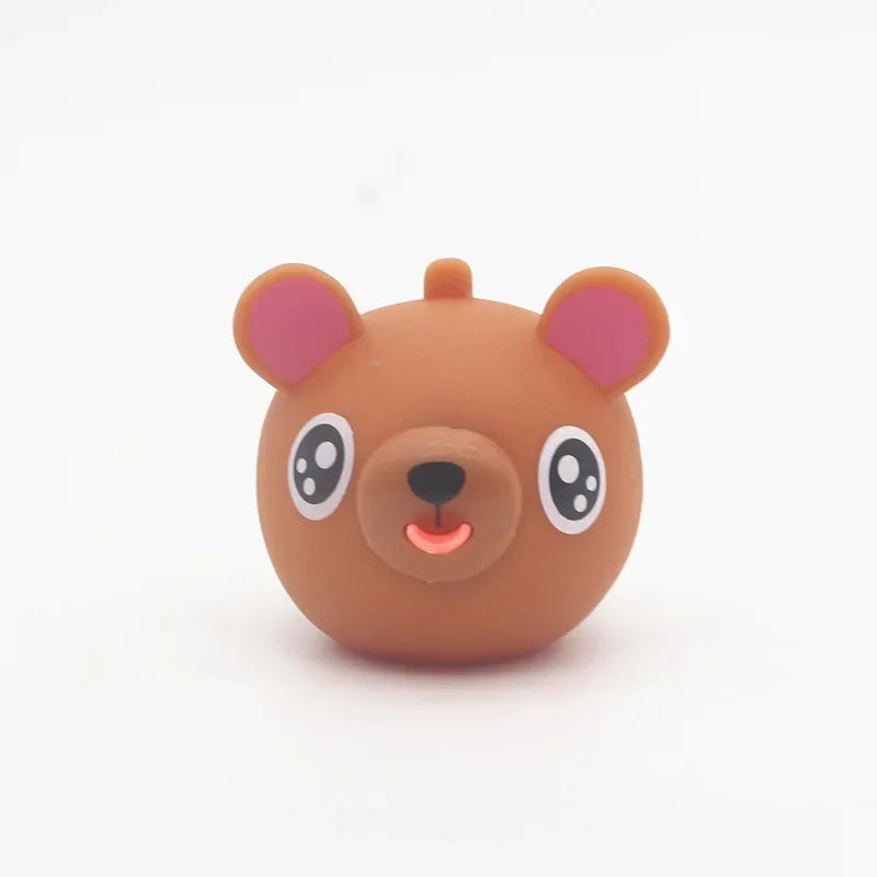 Talking Animal Baby Toys Jabber Ball Tongue Out Stress Relieve Soft Cute Tiger Pig Dog Ball Great Gifts for Kids Adult Baby Toy
