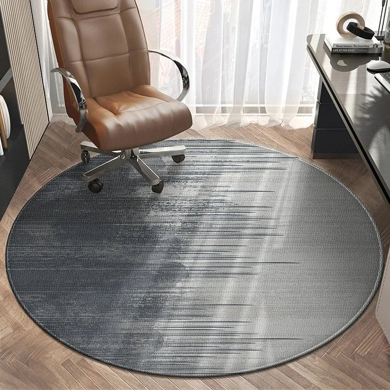 Dustproof Round Carpet, Office Chair Mat For Gaming & Study