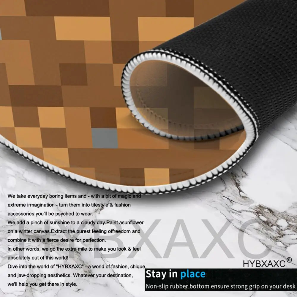 2025 New Minecraft Peripheral Computer Game My World Lawn Mousepad Mini Short Table Pad Anime Office Table Decoration Figure Toy