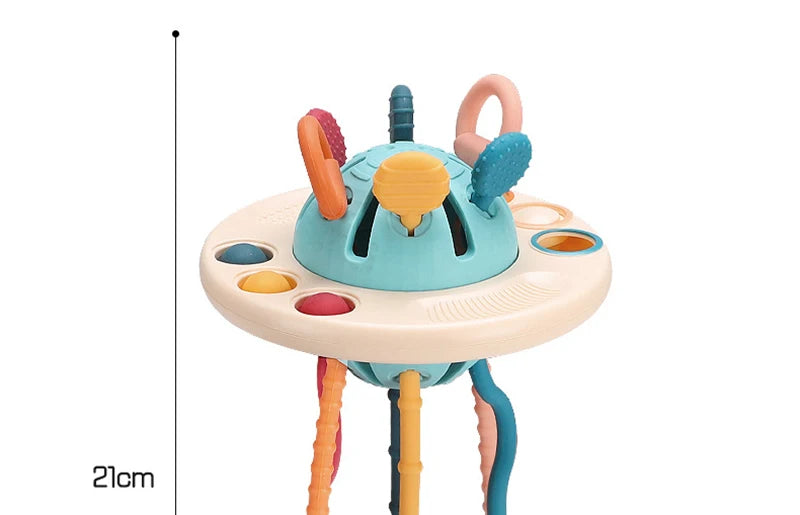 Suction Cup Spinner High Chair Baby Toys 6 12 Months Rotating Rattle Sensory Toys for Babies Educational Games Toy 1 2 3 Years