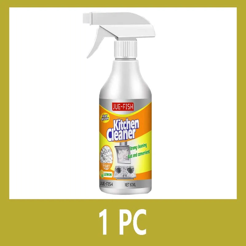60ml Heavy Oil Cleaner Kitchen Oil Stain Powerful Degreaser Oil Stains Remover Cleaning Grills Oven Home Cooktop Cleaning Spray