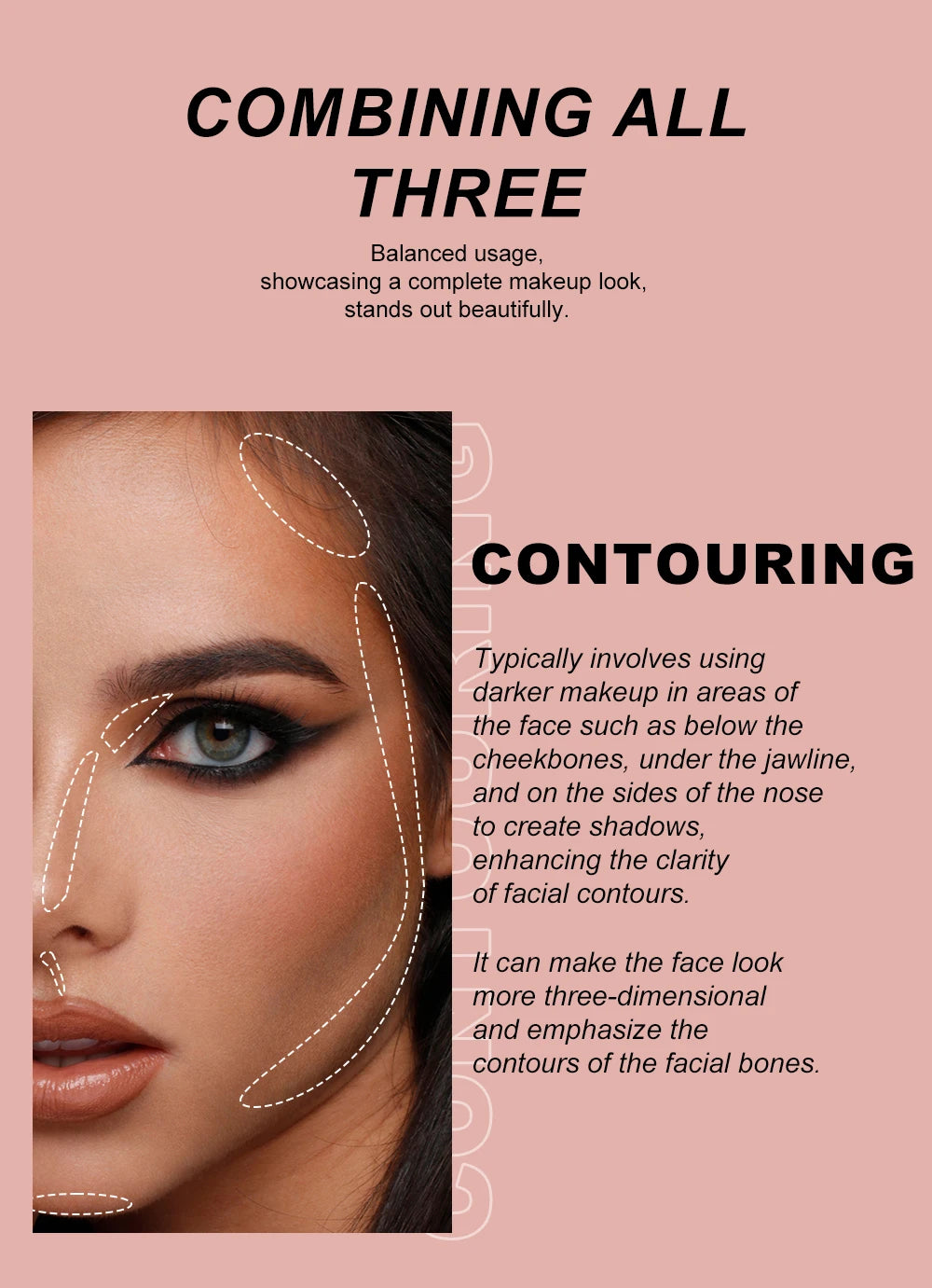 YOUNG VISION air cushion, powder blusher, high gloss stick, makeup liquid, rouge, 6 colors optional