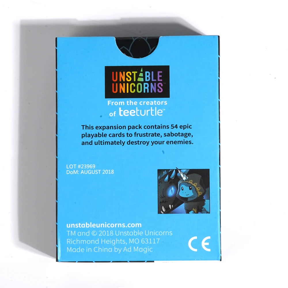 Unstable Unicorns Board English Family Party Expansion Basic Version Of Classic Board Games Control and Chaos Base Game