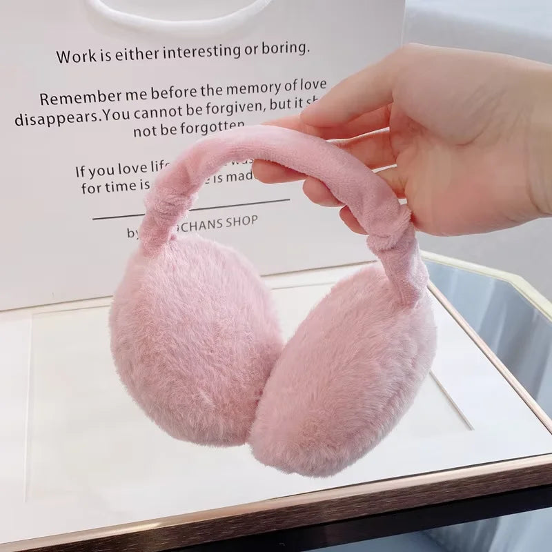 New Lovely Winter Warm Cat Ear Warmers Glitter Ears Plush Earmuffs for Women Playful Girls Ear Muffs Cold Protection Warm Hot