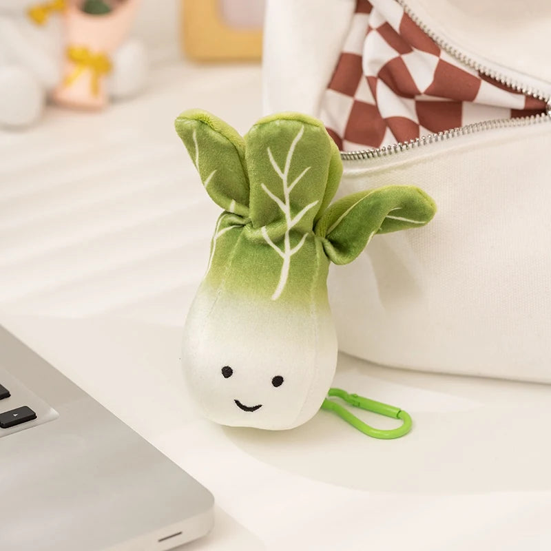 Kawaii 10-20CM Vegetable Plush Toys Cute Vegetables Pendant Onion Chili Mushroom Carrot Plush Pendant Keychain Toy