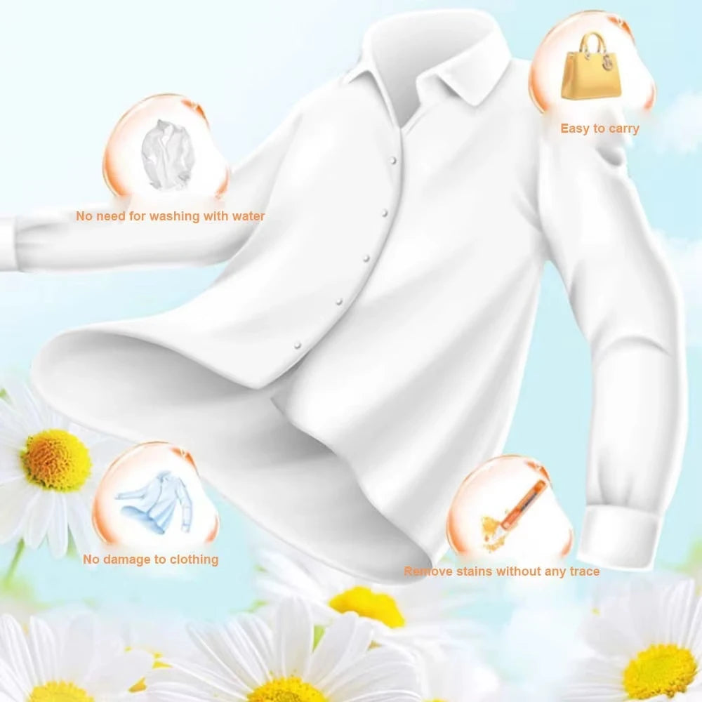 1/3PCS Portable White Clothes Oil Stain Remover And Wash Free Stain Remover Pen For Hot Pot Barbecue Blood Stains Jam Stain