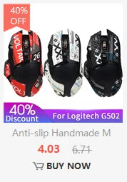 Anti-slip Handmade Mouse Sticker For Logitech G502 Hero Wireless Skin Sticker Side Sweat Pad G502 PC Gamer DIY Without Mouse
