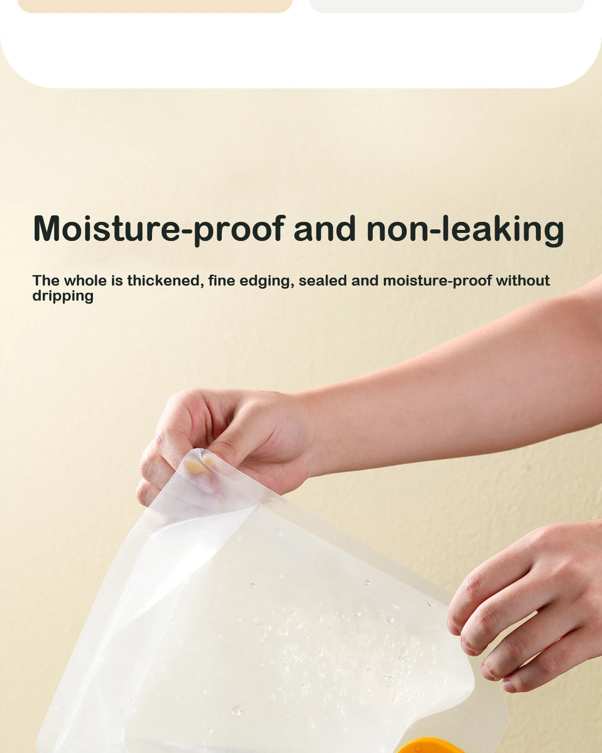 5pcs Grains Sealed Bag Kitchen Insect Proof Moisture Proof Fresh Keeping Storage Bag Recyclable  Transparent Grain Storage Bags