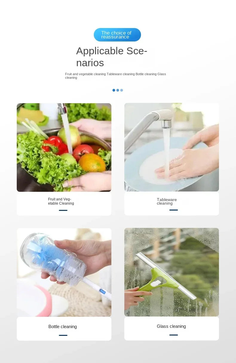 500g Fruit Vegetable Wash Dish Washing Liquid Multi Effect Kitchen Cleaning Detergent Remove Oil Stains Clean Tableware