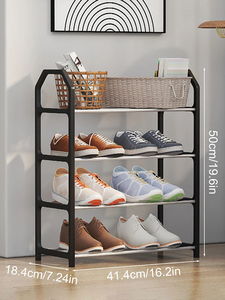 4 Floor Assembly Creative Home Shoe Rack Dormitory Door Storage Rack Storage Shoe Cabinet Components Home Supplies