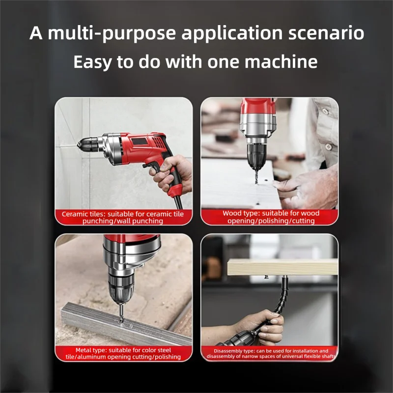 220V 50Hz Impact Drill 0-3000 R/min High Rotation Speed Corded Electric Drill Tool Max 13mm Chuck Controllable Speed 780W