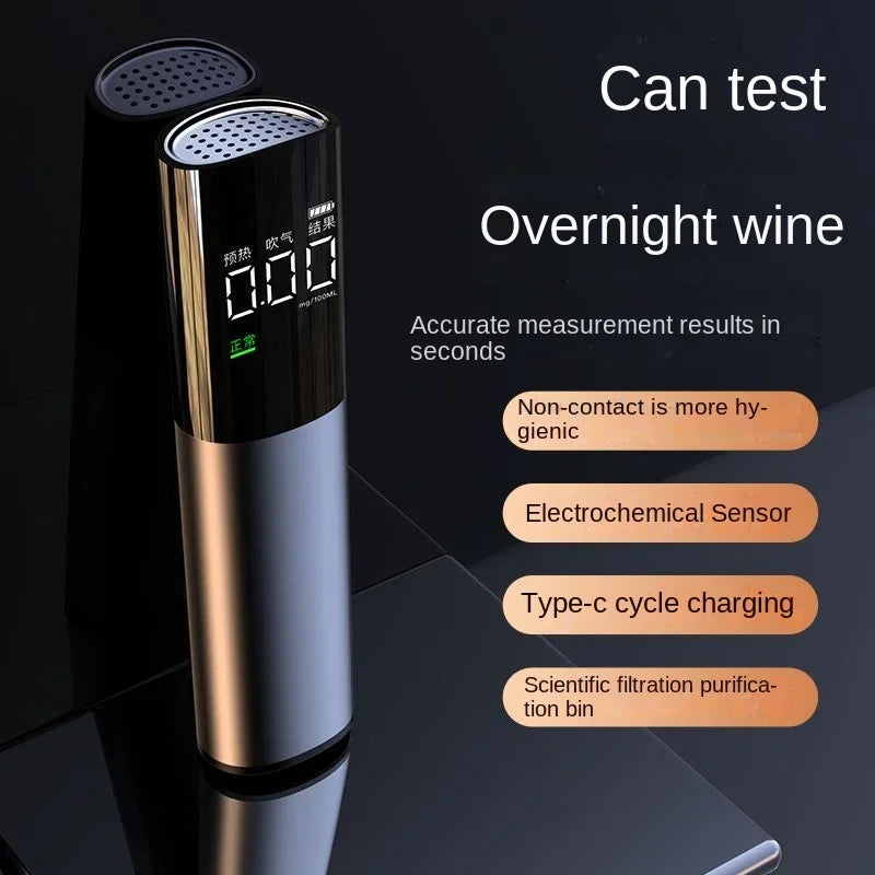 Xiaomi ANMU Automatic Alcohol Tester Electronic Breathalyzer LED Display Portable Rechargeable Non-Contact Alcohol Test Tools