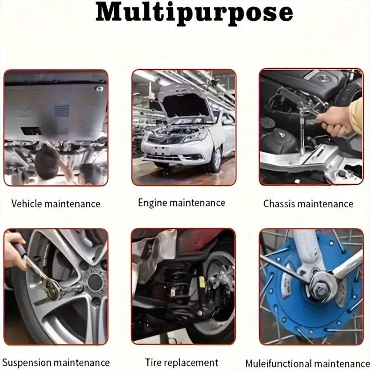46pcs Car Repair Tool Kit 1/4-Inch Socket Set Car Repair Tool Ratchet Torque Wrench Combo Auto Repairing Set Mechanic Tool