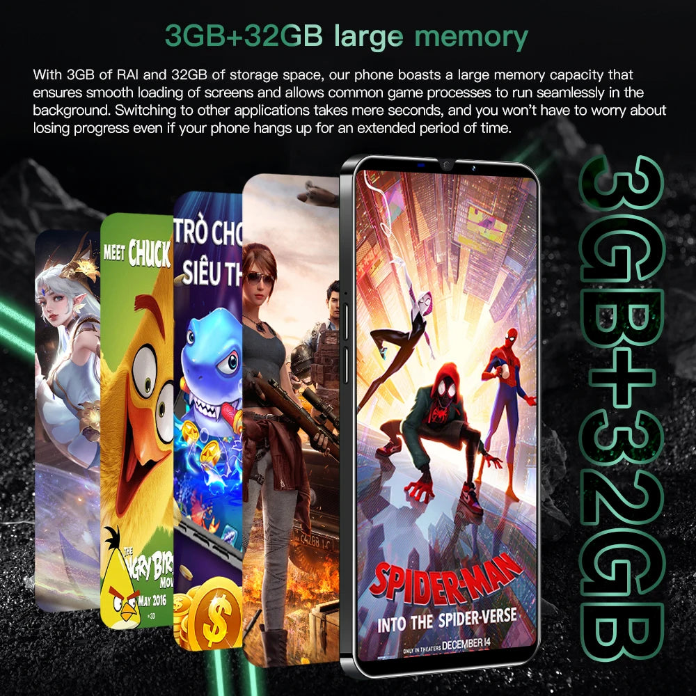 FUFFI-Pova 6 Pro,Smartphone Android,5.0 inch,3+32GB ROM,Dual SIM,3500mAh,Mobile phones,Dual SIM,4G Network,Cellphones