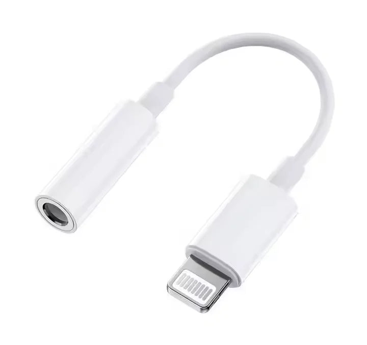For IOS Adapter to 3.5mm Jack AUX Cable For iPhone 14 13 12 11Pro Max Male to Female Adapter Headphone Converter Audio Splitter