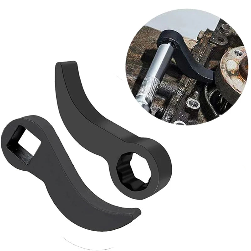 Pry Bar Wrench Adaptor Head Horn Type Half Shaft Removal Tool Openend Wrench Half Shaft Crowbar Adapter Head Car Repairing Tools