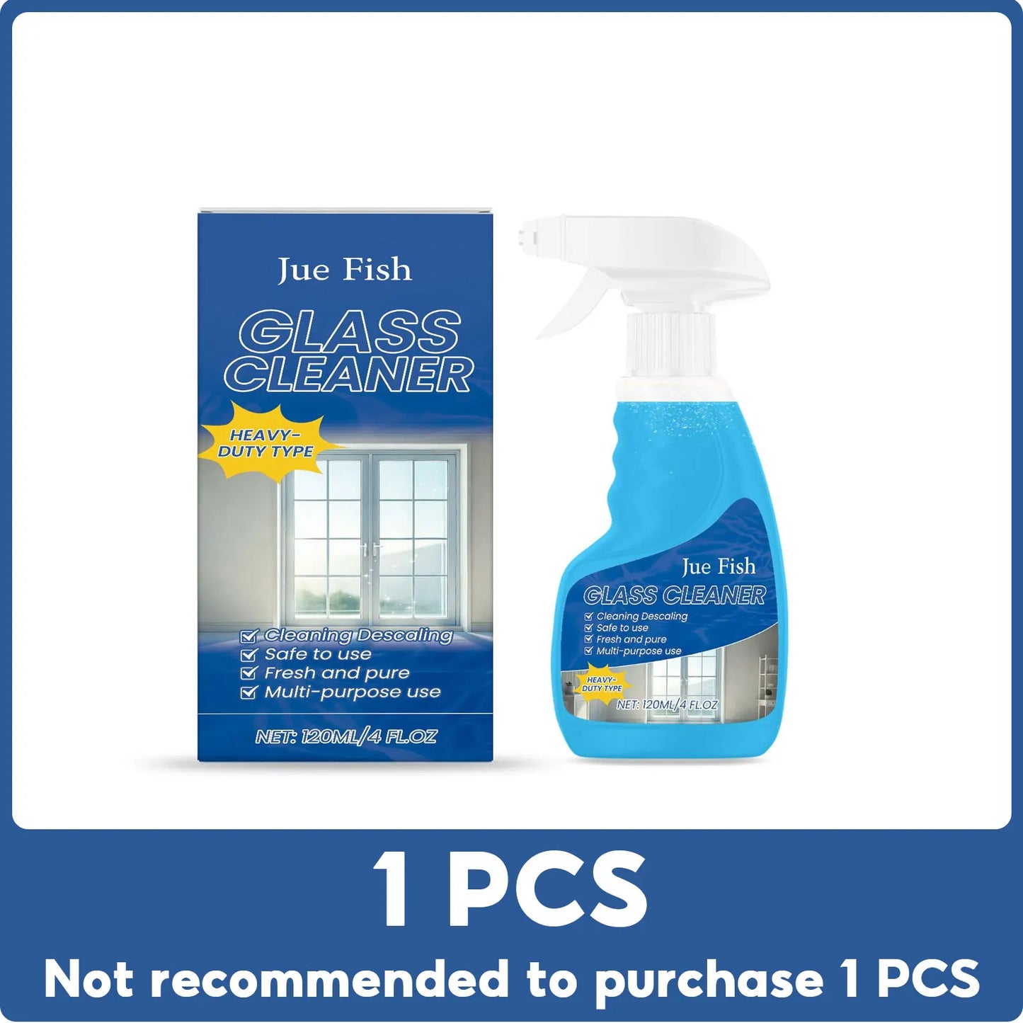 Bathroom Glass Limescale Cleaner - Window Descaling Spray Shower Brightening Water Oil Stain Remover for Bathtubs Dirt Cleaning