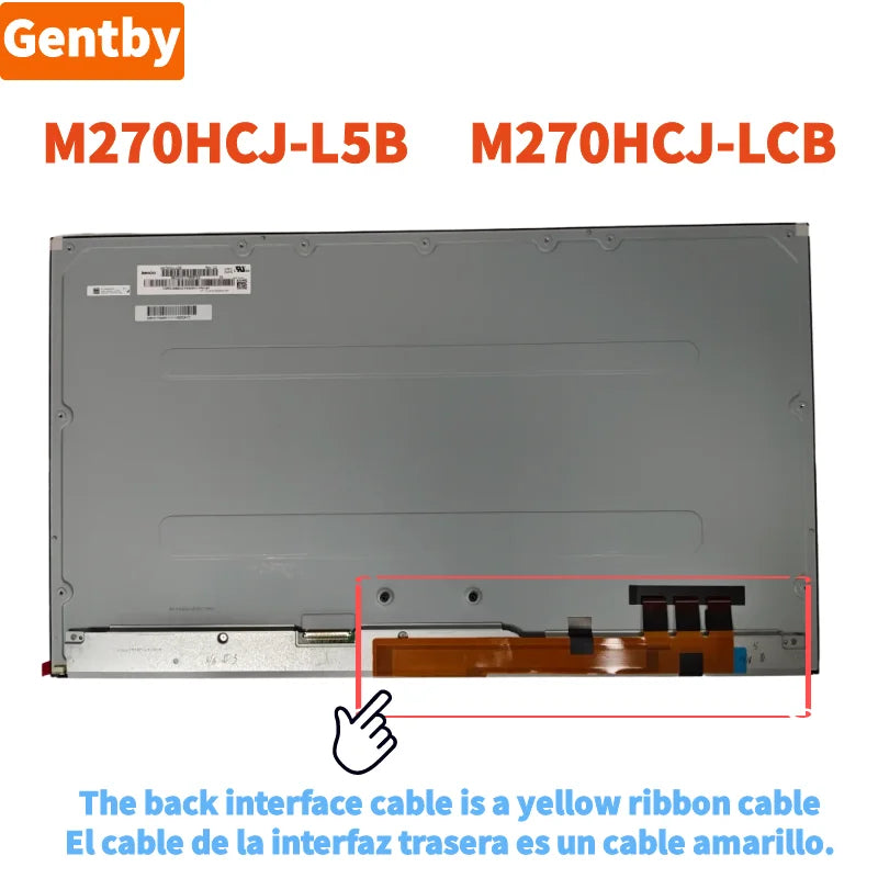 Original New M270HCJ L5B M270HCJ LCB 27-inch 60hz 30Pins FHD LCD Screen For Lenovo 3 27IAP7 27ALC6 27ITL6 30a 27 Gen 3 Monitor