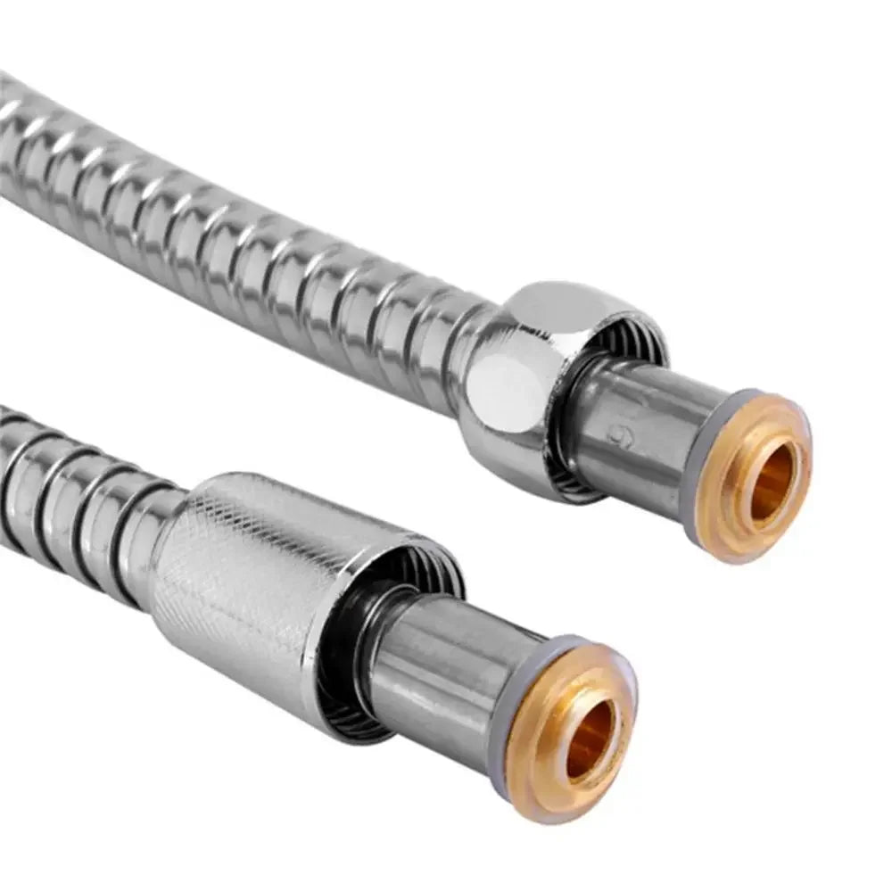 Flexible Stainless Steel Plumbing Hose Shower Head Tube Flexible Bathroom Pipe 1-3m Bath Accessories