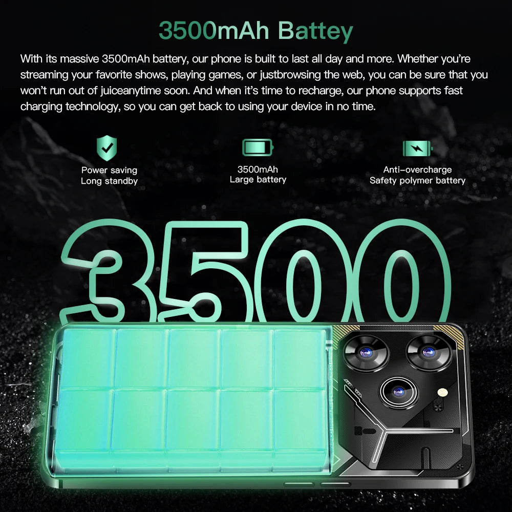 FUFFI-Pova 6 Pro,Smartphone Android,5.0 inch,3+32GB ROM,Dual SIM,3500mAh,Mobile phones,Dual SIM,4G Network,Cellphones