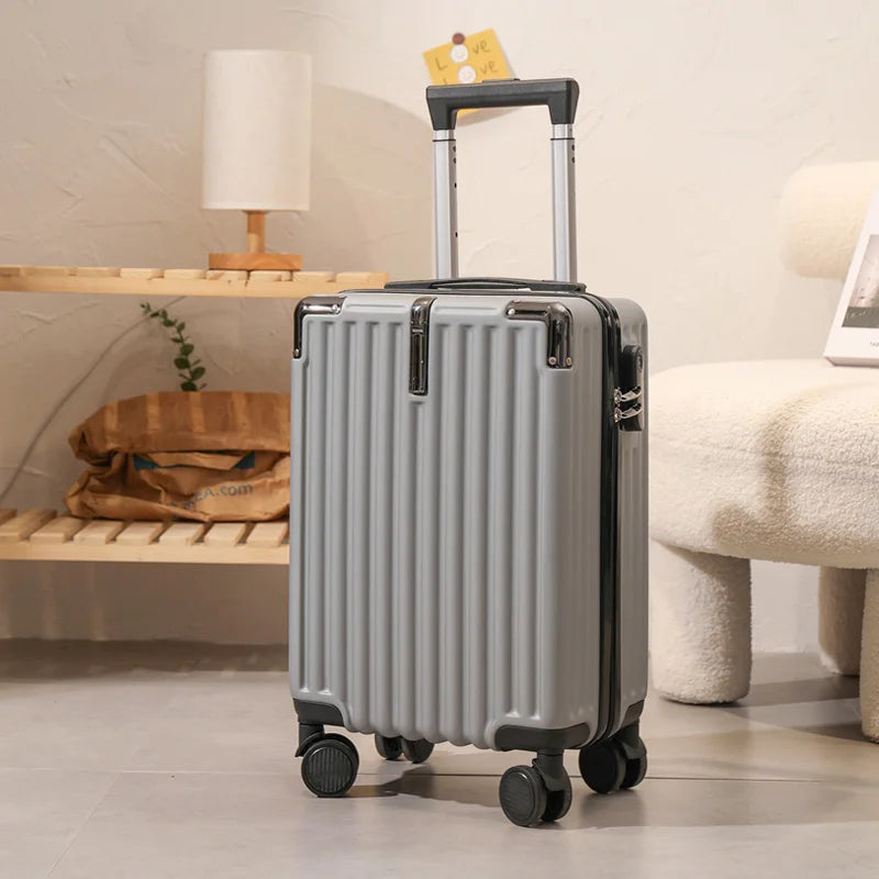 18 inch Student suitcase Travel Bag Women's Bag Back to School Spinner Wheel Suitcase Carry-On Boarding Travel