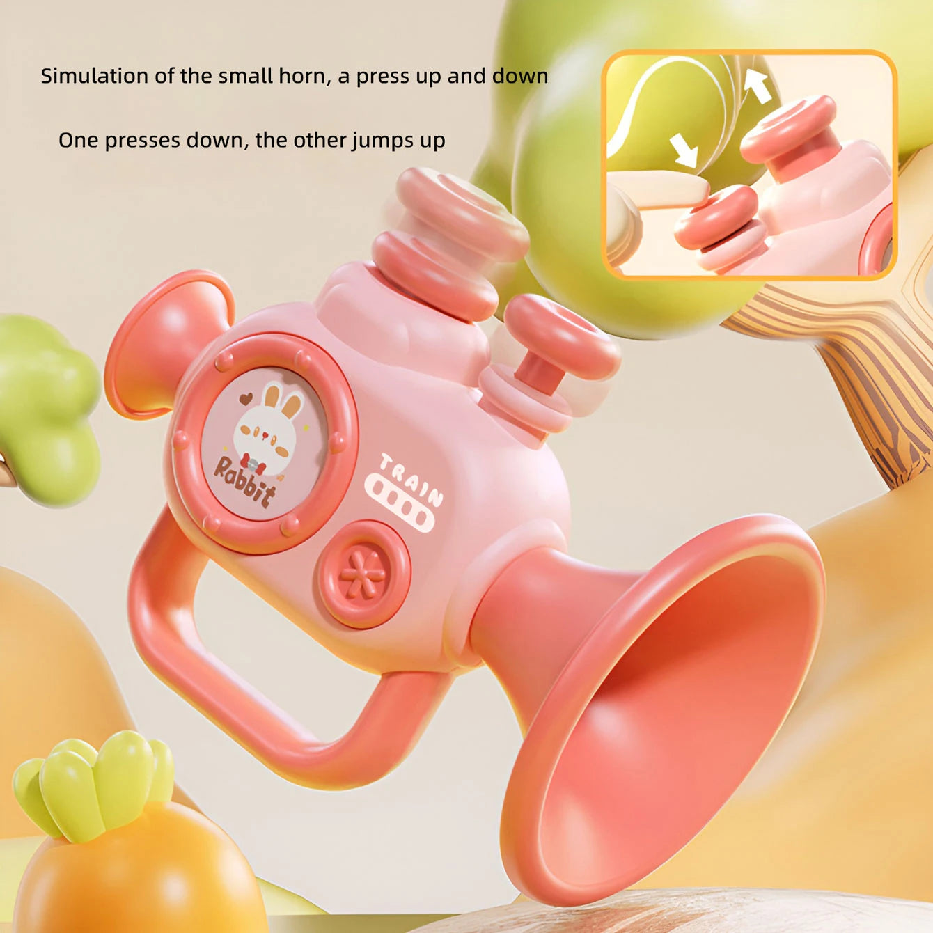 Baby trumpet toys can play Musical Instruments early education education