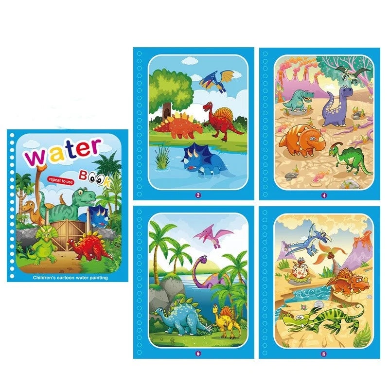NEW Kids Magic Water Drawing Books Coloring Books Painting Toys for Kids Birthday Christmas New Year Gift for Boys and Girls NEW