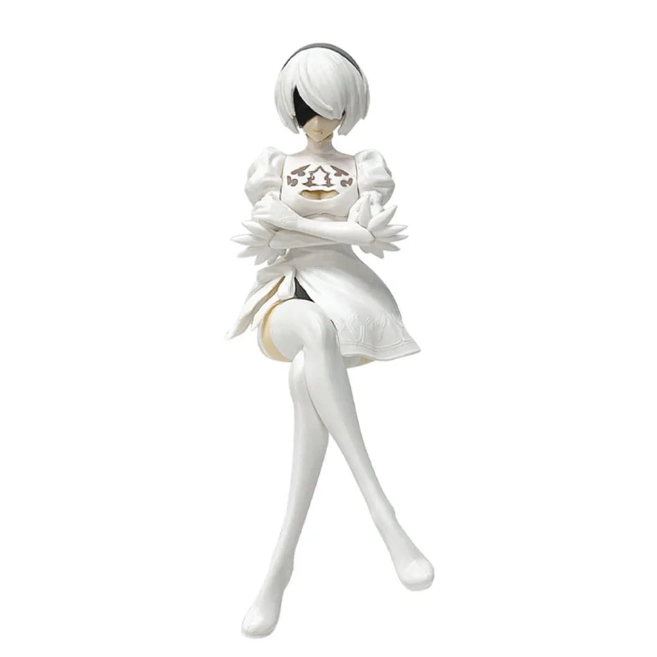 In Stock 15CM NieR:Automata Yorha Figures No. 2 PVC Anime Action Model Collection Ornament Anime Cartoon Model Toy Gift