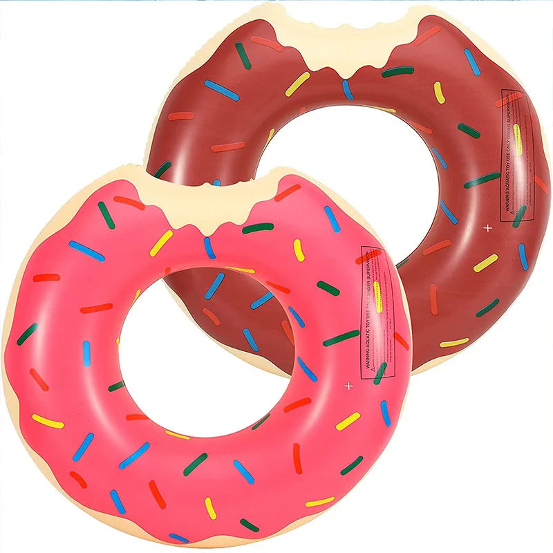 Rooxin Donut Swimming Ring Inflatable Swim Pool Float For Kid Adult Swimming Circle Baby Swim Tube Water Play Swimming Equipment