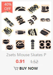 Anti-slip Handmade Mouse Sticker For Logitech G502 Hero Wireless Skin Sticker Side Sweat Pad G502 PC Gamer DIY Without Mouse