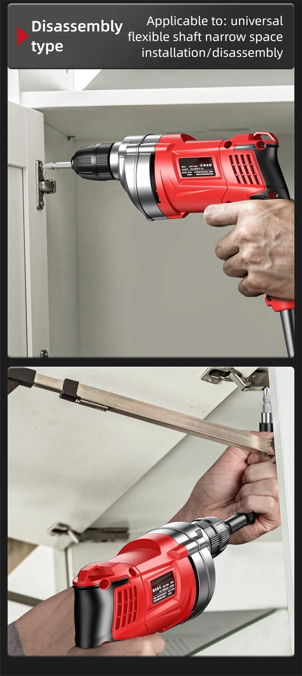 220V 50Hz Impact Drill 0-3000 R/min High Rotation Speed Corded Electric Drill Tool Max 13mm Chuck Controllable Speed 780W