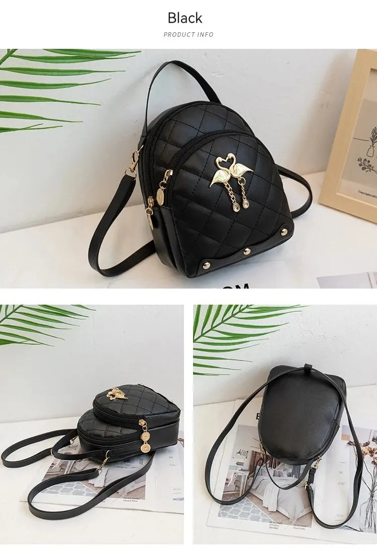 Rilibegan Women Fashion Backpack Ins New Style Female Handbag Leisure Mini Fashion Women Backpacks Phone Packs MIni Backpack