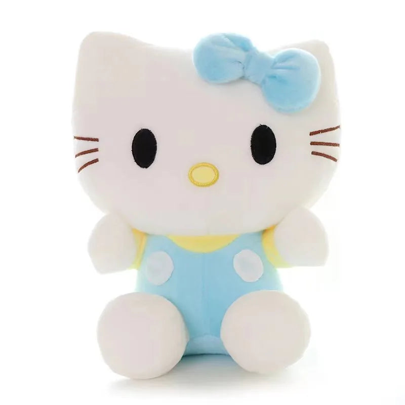 Kawaii 25cm Sanrio Jade Dog Kuromi Dressing Doll Doll Plush Toy Stuffed Animal Patung Dolls Birthday Gift for Girls Kids Boys