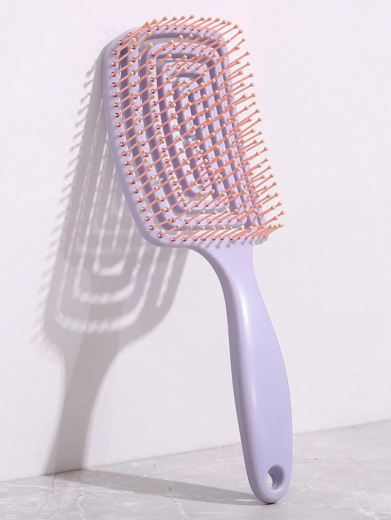 1Pcs Elastic Massage Comb Hollow Out Hair Brush Scalp Massage Combs Hair Styling Detangler Fast Blow Drying Detangling Tool