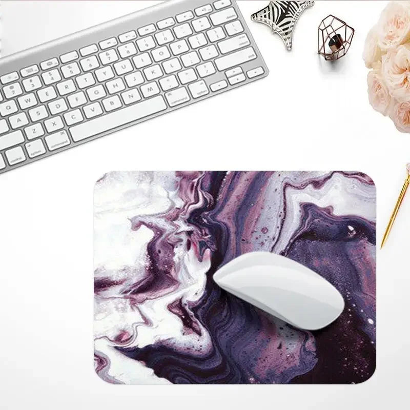 Desktop Supplies Marble Mouse Pads Small Mouse Pad Nordic Style Pad for Mouse Luxury Surface for Computer Premium Padding