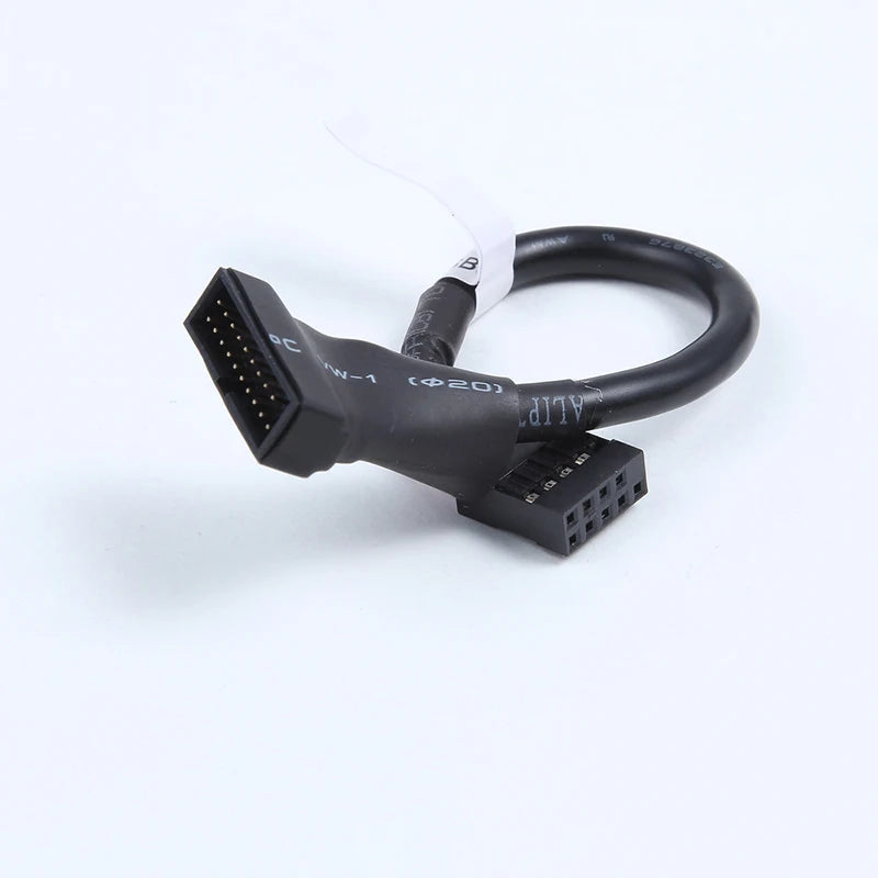 15cm USB 3.0 to USB 2.0 Converter 20 Pin Male to 9 Pin PC Motherboard Female Data Cable Adapter Extend Cord for PC Computer