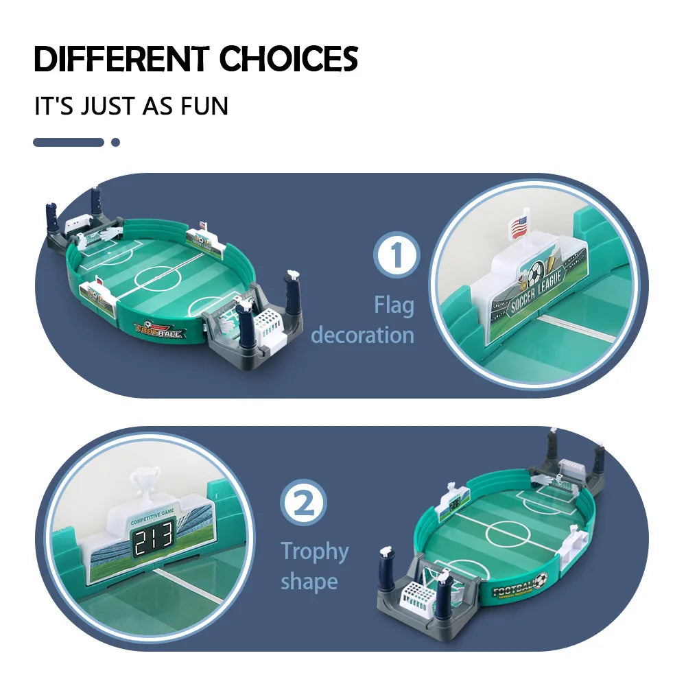 Soccer Table Football Board Game Match Toys For Family Party Game Tabletop Play Ball Soccer Toys Parent-child Interactive Soccer