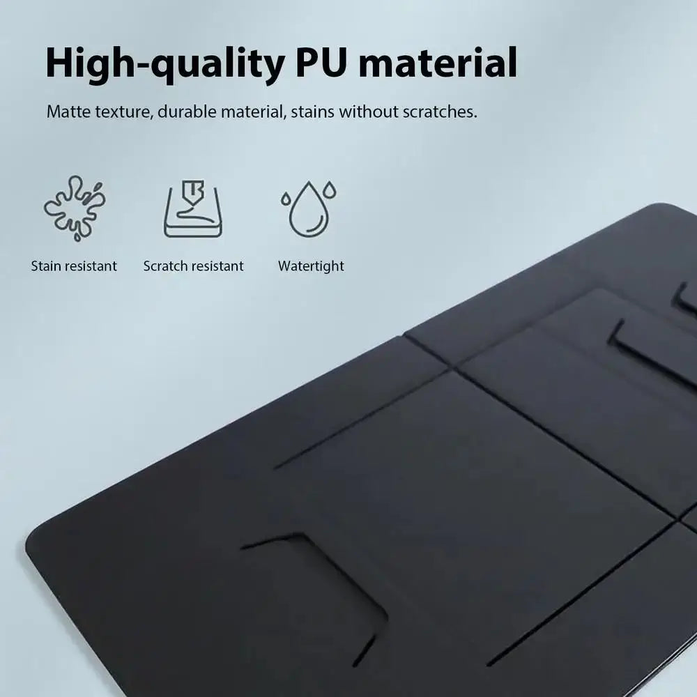 Magnetic Foldable Laptop Desk Anti-slip Adjustable Notebook Computer Holder Waterproof Lightweight Car Computer Riser Bedroom