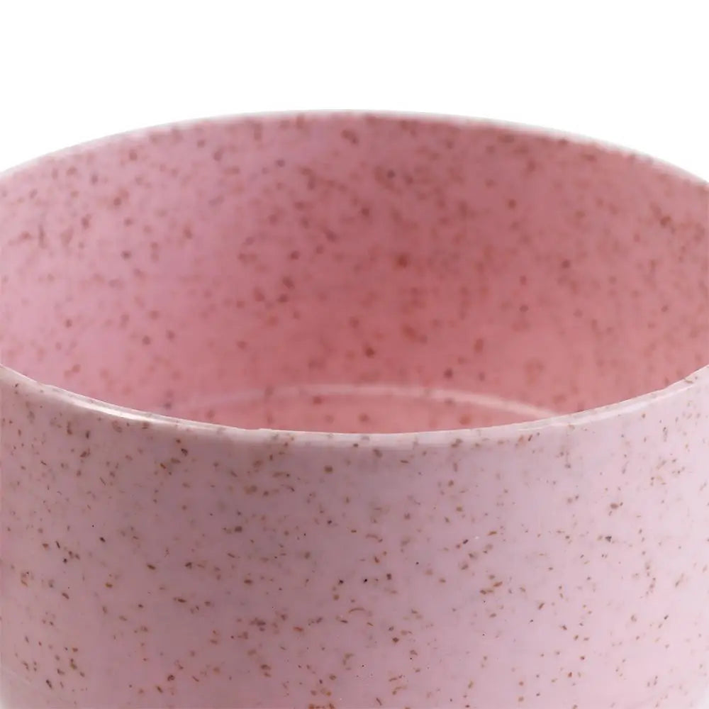 1 pcs Wide Mouth Reusable Kitchen Supplies with Handle Eco-friendly Drinking Cup Wheat Straw Cup Drinkware Coffee Mug