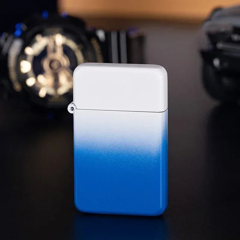 Windproof Metal Lighter Waterproof Portable Cigarette Lighter Red Fire Flame Direct Cigar Gas Lighter Smoke Accesoires for Men