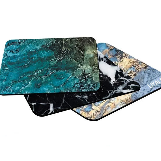 Desktop Supplies Marble Mouse Pads Small Mouse Pad Nordic Style Pad for Mouse Luxury Surface for Computer Premium Padding