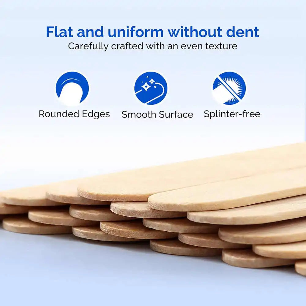 300/200/100/50/30/10PCS Wooden Tongue Depressor Waxing Stick Individual Pack Woman Body Hair Removal Sticks Beauty Health Tool