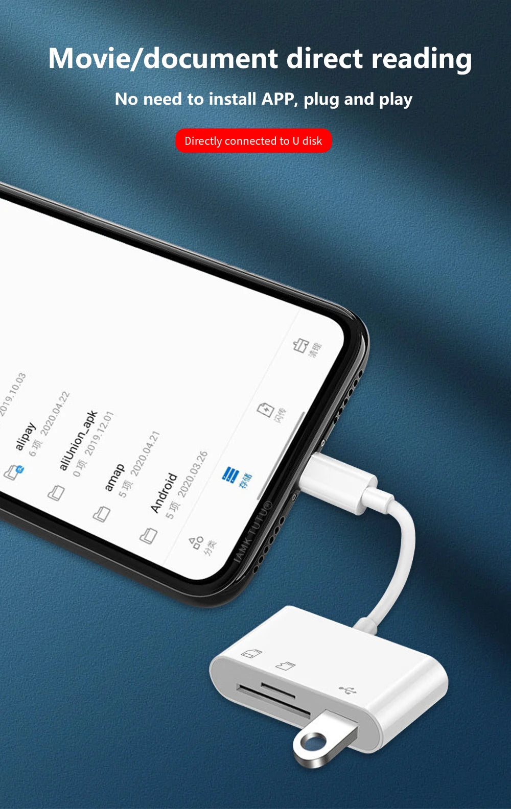 TISHRIC Micro USB Type C Adapter USB TF SD Card Reader USB-C Memory Card Adapter For Macbook Samsung Huawei XiaoMi Laptop Phone