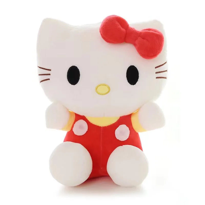 Kawaii 25cm Sanrio Jade Dog Kuromi Dressing Doll Doll Plush Toy Stuffed Animal Patung Dolls Birthday Gift for Girls Kids Boys