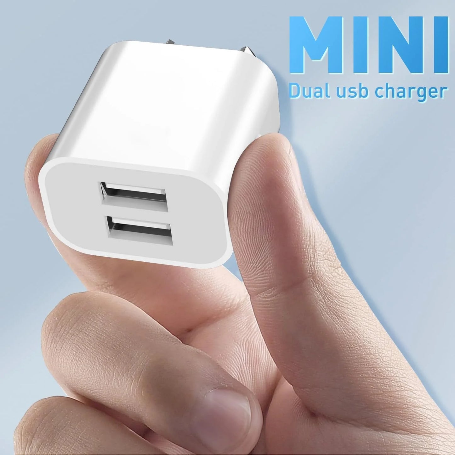 1/5Pcs Universal Travel 5V 2A Dual Port USB Wall Home Charger Power Adapter AU Phone Charging Head Australian Standard Plug