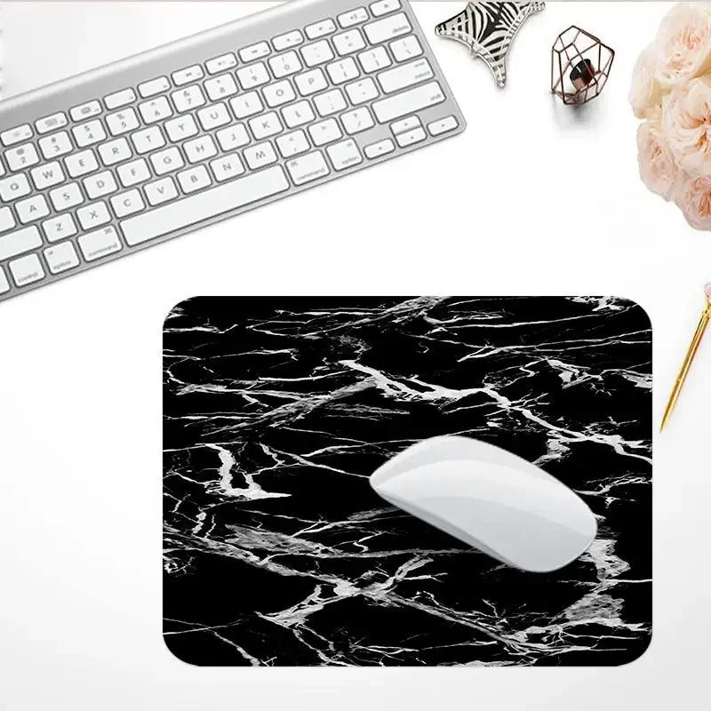 Desktop Supplies Marble Mouse Pads Small Mouse Pad Nordic Style Pad for Mouse Luxury Surface for Computer Premium Padding