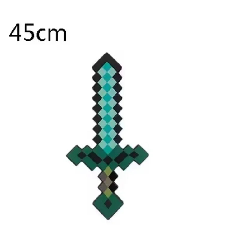New Game My World Cosplay Props Foam Sword Shovel Knife Weapons Brinquedos Action Figure Game Model Diamond EVA Toys