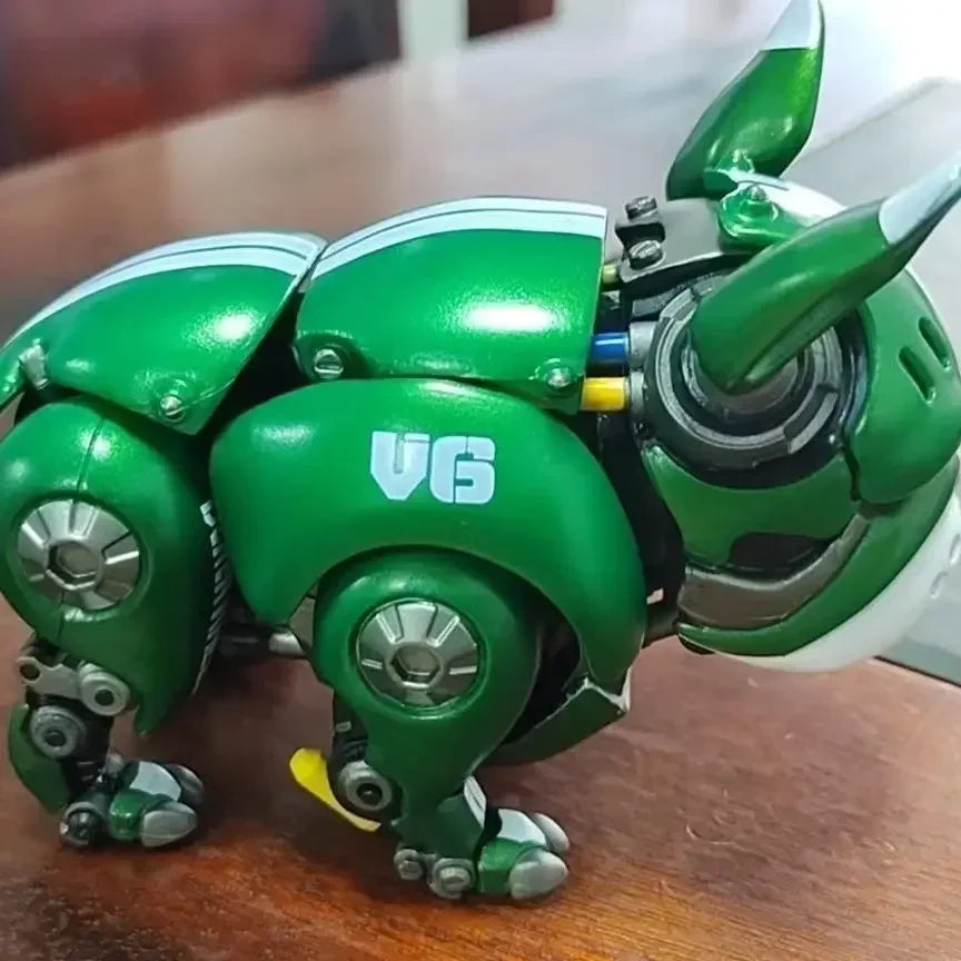 Hwj Rambler Transformation bouledogue mécanique Robot chien figurine jouets mobiles métallique à mode Science-Fiction ornement